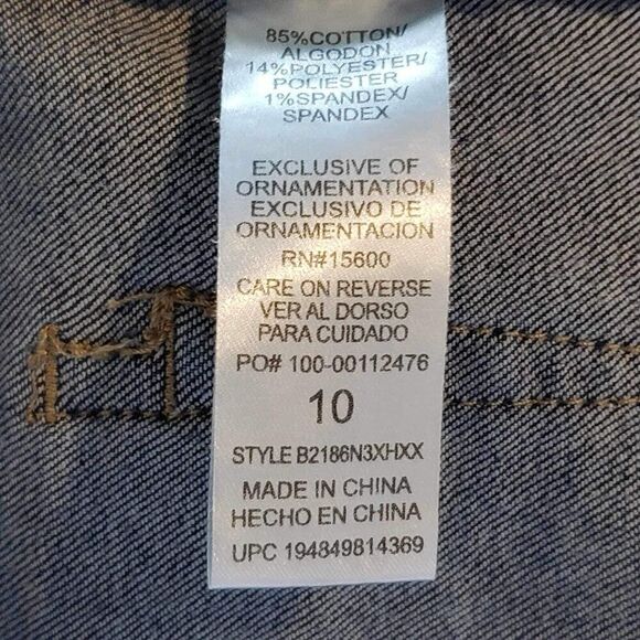 Democracy Jeans Women’s Size 10 Light Wash "Ab" Technology Denim Skinny - Picture 9 of 11